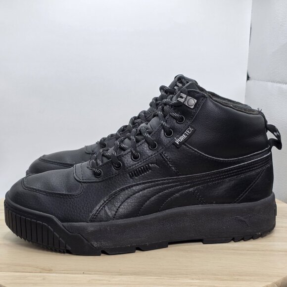 Mens Size 8 - Puma ‘Tarrenz SB PureTex’ Boots Winter Sow (370552-01) Black - Picture 1 of 10